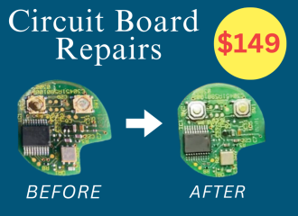 Car key circuit board repairs